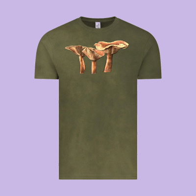 Lactarius Rufus Mushroom Vintage Tee Designed By Lillyallendesigns