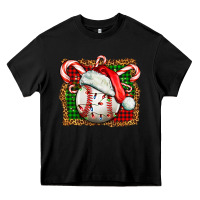 Black baseball christmas Heavy Core Tee - FaDigitalArtStudio