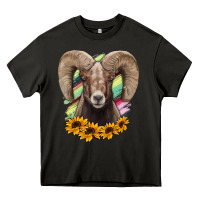 Asphalt Bighorn Sheep Heavy Core Tee - RanaPortraitStore