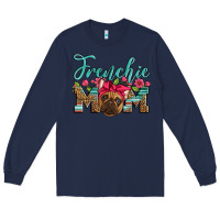 Navy french bulldog mom Long Sleeve Tee - Artiststas