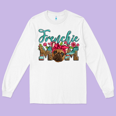 French Bulldog Mom Long Sleeve Tee Designed By Artiststas