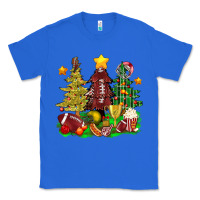 True Royal christmas with american football trees bbs Classic Tee - BundleAndBundleShop