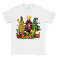 White christmas with american football trees bbs Classic Tee - BundleAndBundleShop