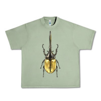 Oil Green hercules beetle Urban Heavy Tee - LillyAllenDesigns