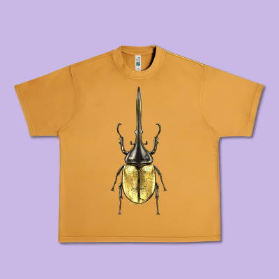 Hercules Beetle Urban Heavy Tee Designed By Lillyallendesigns