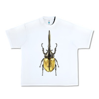 White hercules beetle Urban Heavy Tee - LillyAllenDesigns