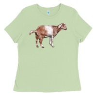 Matcha Nubian Goat Ladies Tee - LillyAllenDesigns