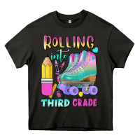 Asphalt rolling into third grade Heavy Core Tee - BundleAndBundleShop