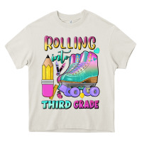 Cream rolling into third grade Heavy Core Tee - BundleAndBundleShop