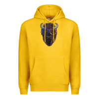 Lemon bison with american flag glasses Premium Hoodie - RanaPortraitStore