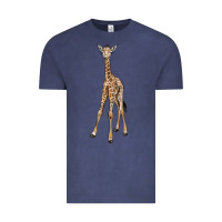 Vintage Denim baby giraffe Vintage Tee - LillyAllenDesigns
