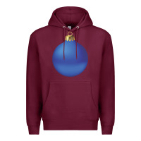 Burgundy christmas ornament 2 Premium Hoodie - artisFamous