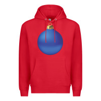 Red christmas ornament 2 Premium Hoodie - artisFamous