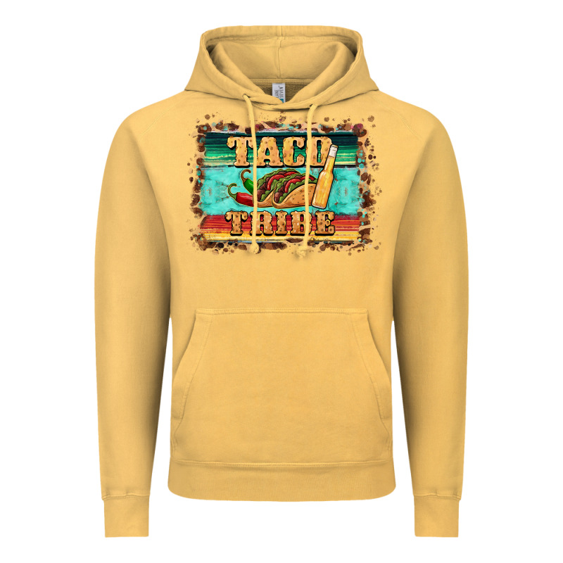Taco Tribe Western Background Vintage Hoodie by BarkalooDesign | Teevron