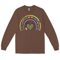 Chestnut autism awareness heart leopard rainbow Long Sleeve Tee - Artiststas