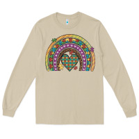 Mushroom autism awareness heart leopard rainbow Long Sleeve Tee - Artiststas