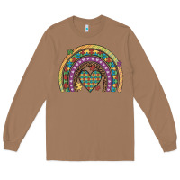 Toasted Coconut autism awareness heart leopard rainbow Long Sleeve Tee - Artiststas