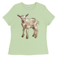 Matcha Baby Saanen Goat Ladies Tee - LillyAllenDesigns