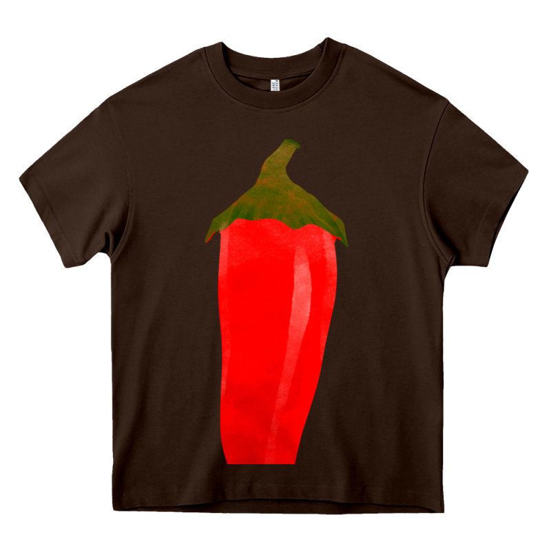Chilli Pepper Fa Element Heavy Core Tee by FaDigitalArtStudio | Teevron