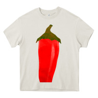 Cream Chilli Pepper Fa Element Heavy Core Tee - FaDigitalArtStudio