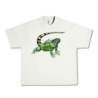 Pistachio İguana Urban Heavy Tee - LillyAllenDesigns