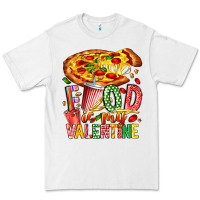 White Food Is My Valentine Premium Tee - CowhideDigitalArt