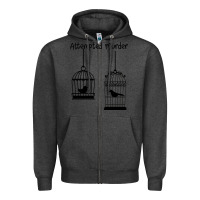 Charcoal Heather Attempted Murder Zipper Hoodie - Bettercallsaul