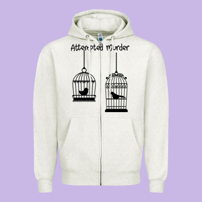 Attempted Murder Zipper Hoodie Designed By Bettercallsaul