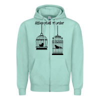 Seafoam Attempted Murder Zipper Hoodie - Bettercallsaul