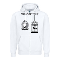 White Attempted Murder Zipper Hoodie - Bettercallsaul