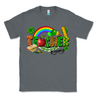 Charcoal Heather teacher st patrick Classic Tee - FaDigitalArtStudio