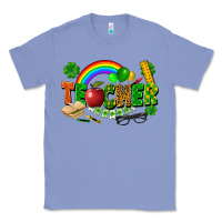 Colony Blue teacher st patrick Classic Tee - FaDigitalArtStudio