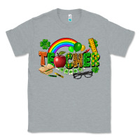 Heather Grey teacher st patrick Classic Tee - FaDigitalArtStudio