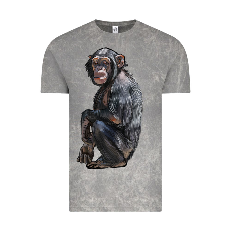 Chimpanzee Illustrations Vintage Tee by LillyAllenDesigns | Teevron
