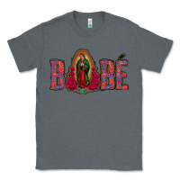 Charcoal Heather Bebe Our Lady Of Guadalupe Classic Tee - Jasminsmagicworld