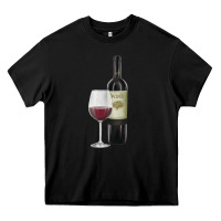 Black California Wine Heavy Core Tee - RanaPortraitStore