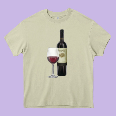 California Wine Heavy Core Tee Designed By Ranaportraitstore