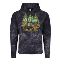 Cloud Black mama bear trees Vintage Hoodie - BarkalooDesign