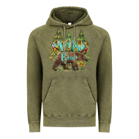 Vintage Olive mama bear trees Vintage Hoodie - BarkalooDesign