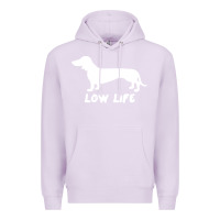 Lilac Doxie Low Life Premium Hoodie - artisFamous
