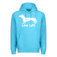 Ocean Blue Doxie Low Life Premium Hoodie - artisFamous