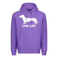 Purple Doxie Low Life Premium Hoodie - artisFamous