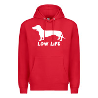 Red Doxie Low Life Premium Hoodie - artisFamous