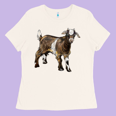 Baby Tennessee Fainting Goat Ladies Tee Designed By Lillyallendesigns