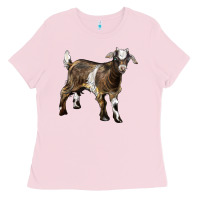 Bubblegum Pink Baby Tennessee Fainting Goat Ladies Tee - LillyAllenDesigns