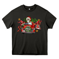 Asphalt merry christmas truck gnomies Heavy Core Tee - FaDigitalArtStudio