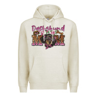 Oatmeal Heather dachshund mom Premium Hoodie - BarkalooDesign
