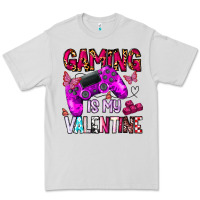 Dove Grey gaming is my valentine Premium Tee - CowhideDigitalArt