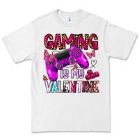White gaming is my valentine Premium Tee - CowhideDigitalArt
