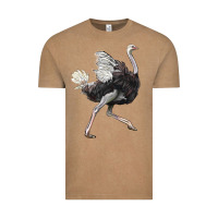 Vintage Coffee Ostrich Vintage Tee - LillyAllenDesigns